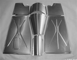Direct Sheetmetal Front Floorboards for 1937 MODEL 74, 1938 MODEL 82 A, 1939-1940 STANDARD - FD134