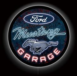 Ford Mustang Garage LED Sign LEDMUSTANG