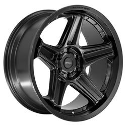 Defiant DF07 Satin Black Wheels 22x10