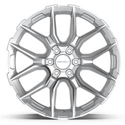 Defiant DF18 Gloss Silver Machined Wheels 22x9