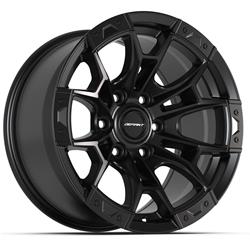 Defiant DF04 Satin Black Wheels 20x9