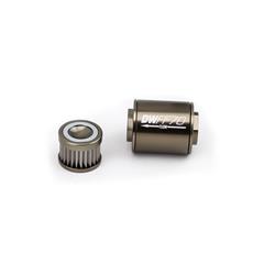 DeatschWerks Inline 10 Microns Fuel Filter with -10 AN Inlet Size 8-03-070-010K
