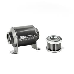 DeatschWerks Inline 5 Microns Fuel Filter with -8 AN Inlet Size 8-03-070-005K