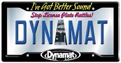 Dynamat Xtreme License Plate Kits