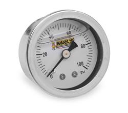Earl's Performance Analog Fuel Pressure Gauges 100187ERL