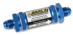 Earl's Performance Inline 35 Microns Fuel Filter with -6 AN Inlet Size 230106ERL