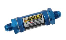 Earl's Performance Inline 35 Microns Fuel Filter with -6 AN Inlet Size 230106ERL