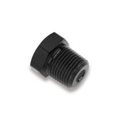 Black Aluminum 1/8 NPT Male Socket Allen Head Pipe Plugs Pack of 2 