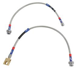 EBC Stainless Steel Braided Brake Lines for 1982-1986 CJ7, 1982-1985 SCRAMBLER - BLA7224-3L