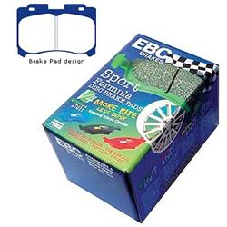 EBC Greenstuff Passenger Car Organic Brake Pads for 1993-1998 SUPRA - DP21004