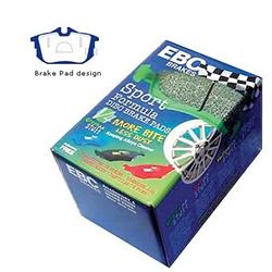 EBC Greenstuff Passenger Car Organic Brake Pads for 2000-2004 S40, V40 - DP21076