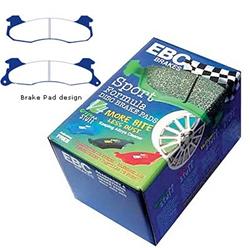 EBC Greenstuff Passenger Car Organic Brake Pads for 1982-1987 CONTINENTAL, 1985-1990 MARK VII, 1984-1986 MUSTANG - DP21161