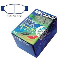EBC Greenstuff Passenger Car Organic Brake Pads for 2000-2006 LS, 2002-2005 THUNDERBIRD - DP21220