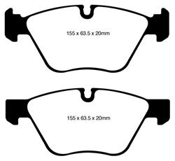 EBC Greenstuff Passenger Car Organic Brake Pads for 2008-2013 128I - DP21600