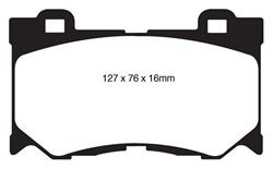 EBC Greenstuff Passenger Car Organic Brake Pads DP21823