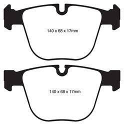 EBC Greenstuff Passenger Car Organic Brake Pads DP22020
