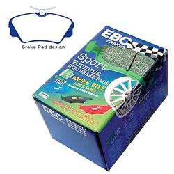 EBC Greenstuff Passenger Car Organic Brake Pads for 1997-2001 CATERA - DP2937