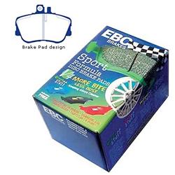 EBC Greenstuff Passenger Car Organic Brake Pads for 1994-1996 C220, 1997-1998 C230, 1994-1995 C280 - DP2962