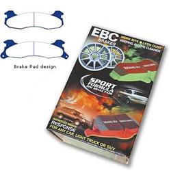 EBC Redstuff Ceramic Brake Pads for 1982-1987 CONTINENTAL, 1985-1990 MARK VII, 1985-1986 MUSTANG - DP31161C