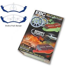 EBC Redstuff Ceramic Brake Pads for 1989-1992 COUGAR, THUNDERBIRD - DP31180C