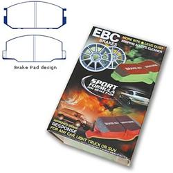 EBC Redstuff Ceramic Brake Pads for 1982-1985 CELICA, 1985-1994 ESPRIT - DP3456C