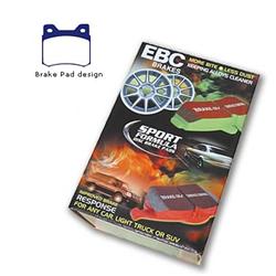 EBC Redstuff Ceramic Brake Pads for 1984-1989 190D, 1984-1993 190E - DP3464C