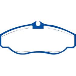 EBC Yellowstuff Brake Pads for 2000-2004 DISCOVERY, 1995-2002 RANGE ROVER - DP41037R