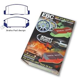 EBC Yellowstuff Brake Pads for 1991-1995 MR2, 2000-2005 MR2 SPYDER - DP41107R