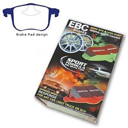 EBC Yellowstuff Brake Pads for 2011 9-5, 9-3X, 2004-2011 9-3 - DP41416R