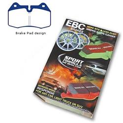 EBC Yellowstuff Brake Pads for 2003-2009 350Z, 2003-2004 G35, 2003-2006 SENTRA - DP41644R