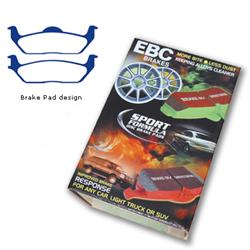 EBC Yellowstuff Brake Pads for 2004-2011 F-150, 2006-2008 MARK LT - DP41697R