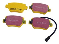 EBC Yellowstuff Brake Pads for 2014-2017 GHIBLI, 2014-2023 QUATTROPORTE - DP42258R