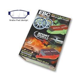 EBC Yellowstuff Brake Pads for 1993-1994 COLT, 1993-1999 MIRAGE, 1993-1996 SUMMIT - DP4986R