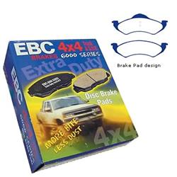 EBC Greenstuff Elite SUV and Light Truck Organic Brake Pads for 1999 DAKOTA, 1998-1999 DURANGO - DP61275