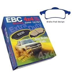 EBC Greenstuff Elite SUV and Light Truck Organic Brake Pads for 1999-2004 GRAND CHEROKEE - DP61606