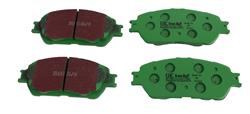 EBC Greenstuff Elite SUV and Light Truck Organic Brake Pads for 2004-2010 SIENNA, 2005-2018 TACOMA - DP61674