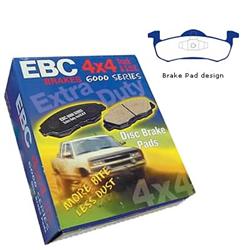 EBC Greenstuff Elite SUV and Light Truck Organic Brake Pads for 2007-2017 EXPEDITION, NAVIGATOR, 2013-2018 MKT - DP61804