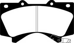 EBC Greenstuff Elite SUV and Light Truck Organic Brake Pads DP61815