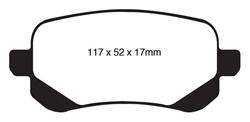 EBC Greenstuff Elite SUV and Light Truck Organic Brake Pads DP61840