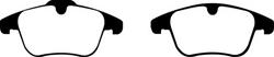 EBC Greenstuff Elite SUV and Light Truck Organic Brake Pads for 2008-2015 LR2 - DP61932