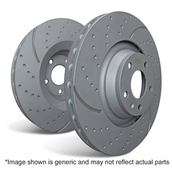 EBC 3GD Series Sport Rotors for 2018-2026 DURANGO, 2012-2021 GRAND CHEROKEE - GD7597