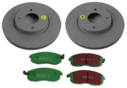 EBC Stage 10 Kits GreenStuff Brake Pads and GD Rotors S10KF1248