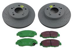 EBC Stage 10 Kits GreenStuff Brake Pads and GD Rotors for 2012-2015 CIVIC - S10KF1536