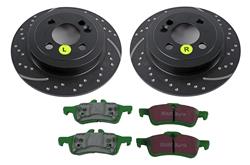 EBC Stage 10 Kits GreenStuff Brake Pads and GD Rotors for 2004-2017 COOPER - S10KR1155