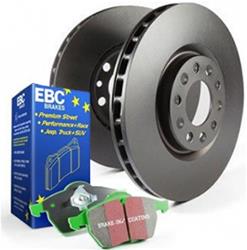EBC Stage 11 Kits Greenstuff and RK Rotors for 1999-2004 MUSTANG - S11KF1128
