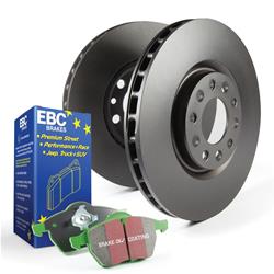 EBC Stage 11 Kits Greenstuff and RK Rotors for 2017-2023 F-PACE, 2018-2023 RANGE ROVER VELAR - S11KR1512