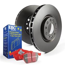 EBC Stage 12 Kits Redstuff Brake Pads and RK Rotors for 2016-2023 CIVIC - S12KR1594