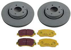 EBC Stage 13 Kits Yellowstuff Brake Pads and RK Rotors for 2022 CX-30, 2016-2023 CX-5 - S13KF1980