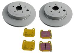 EBC Stage 13 Kits Yellowstuff Brake Pads and RK Rotors for 2008-2014 IMPREZA, 2015-2017 WRX STI - S13KR1389