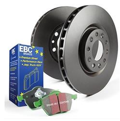 EBC Stage 14 Kits Greenstuff Elite Brake Pads and RK Rotors